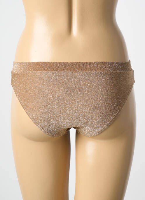 Chiloți de baie auriu MOLLY BRACKEN femeie