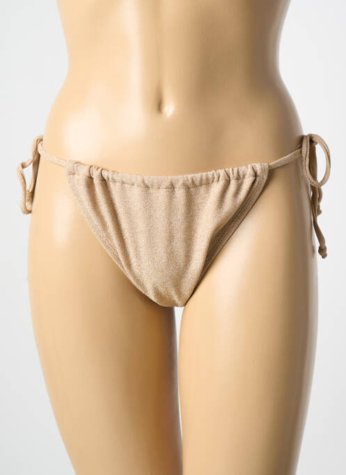 Chiloți de baie bej MOLLY BRACKEN femeie