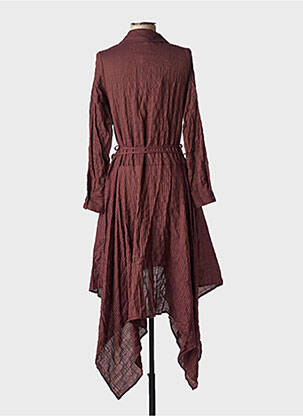 Rochie lungă mâneci lungi mâneci lungi violet SEMIOLOGY femeie