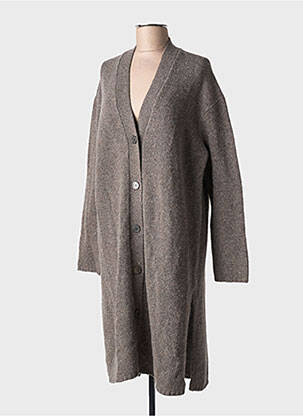 Vestă cu mâneci lungi maro MASAI femeie