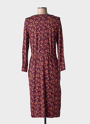 Rochie midi imprimeu floral mâneci lungi violet WHITE STUFF femeie