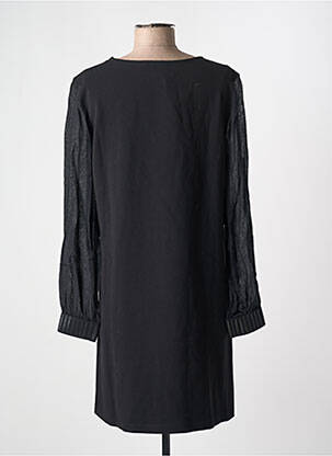 Rochie midi mâneci lungi mâneci lungi negru SEMIOLOGY femeie
