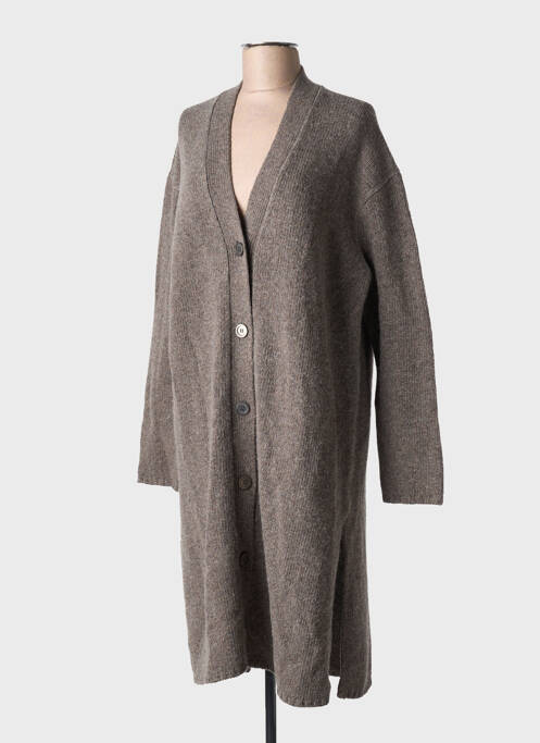 Vestă cu mâneci lungi maro MASAI femeie