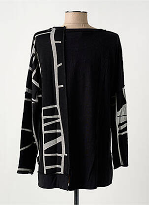 Tricou mâneci 3/4 mâneci 3/4 negru OZAI N KU femeie