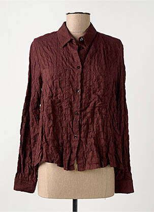 Cămașă maro SEMIOLOGY femeie