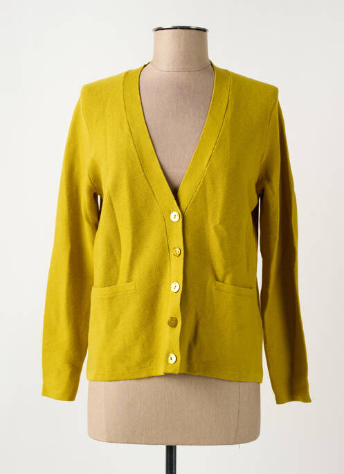 Vestă cu mâneci lungi galben WHITE STUFF femeie