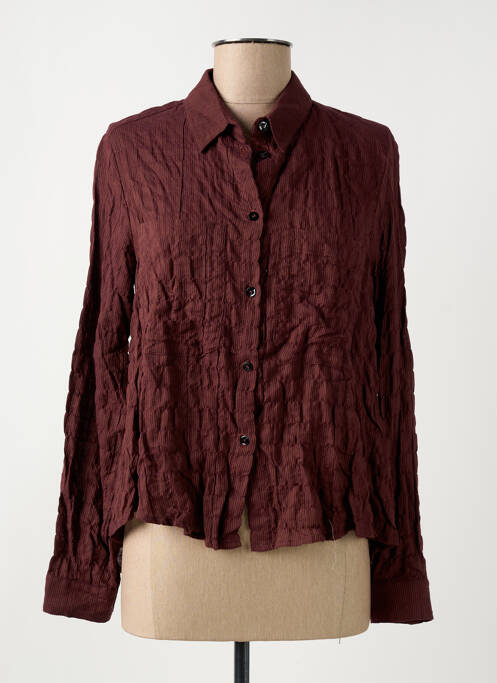 Cămașă maro SEMIOLOGY femeie