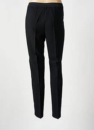 Pantalon slim talie elastică mărime normală negru NICE THINGS femeie