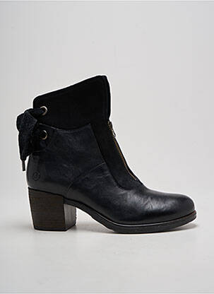Botine/ghete material neted toc de 4 la 6 cm negru CASTA femeie