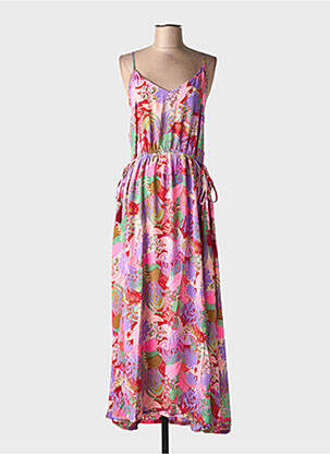 Rochie lungă roz GOLD&SILVER PARIS femeie