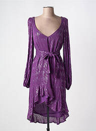 Rochie scurtă mâneci lungi mâneci lungi violet SUNDRESS femme