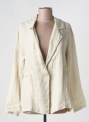 Sacou buzunare bej JOHANNA PARIS femeie