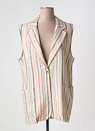 Vestă fără mâneci bej SCARLET ROOS femeie