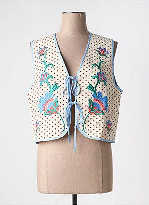 Vestă fără mâneci albastru JOHANNA PARIS femeie