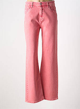 Blugi cu croială evazată roz TOXIK3 femeie
