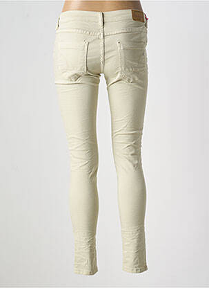 Blugi skinny elasticitate talie joasă bej PLACE DU JOUR femeie