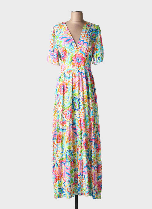 Rochie lungă verde APRIL VINTAGE femeie