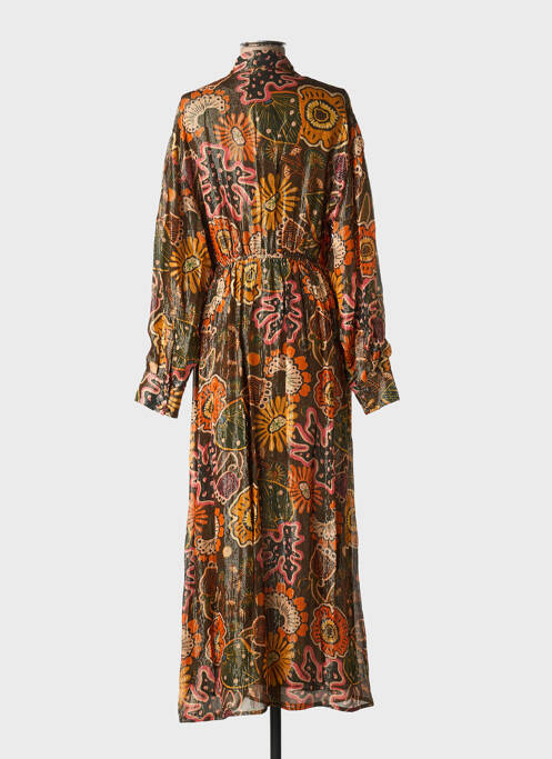 Rochie lungă maro SUNDRESS femeie