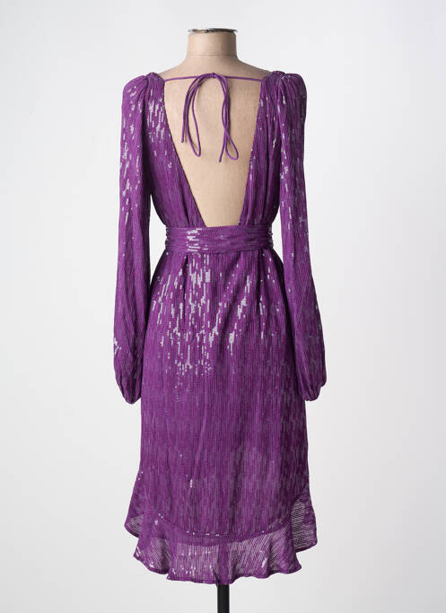 Rochie scurtă violet SUNDRESS femeie