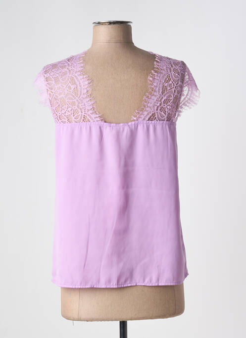 Top violet EXQUISS'S femeie