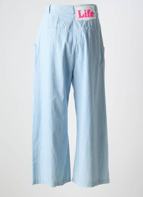 Pantalon larg albastru BANDITAS FROM MARSEILLE femeie