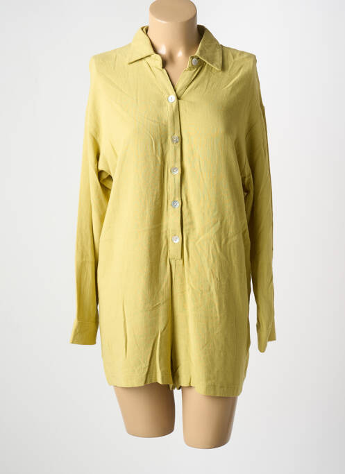 Salopetă scurtă verde ELENA Z femeie