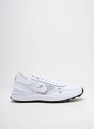 Adidași vârf rotund toc plat până la 3 cm alb NIKE femeie