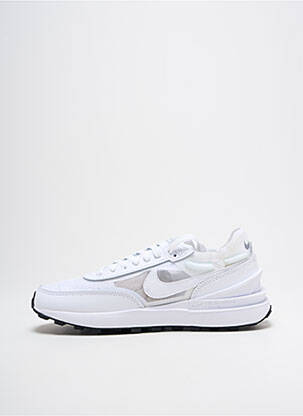 Adidași vârf rotund toc plat până la 3 cm alb NIKE femeie