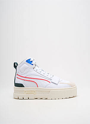 Adidași vârf rotund vârf rotund alb PUMA unisex