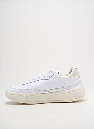 Adidași vârf rotund toc de 4 la 6 cm alb ADIDAS femeie