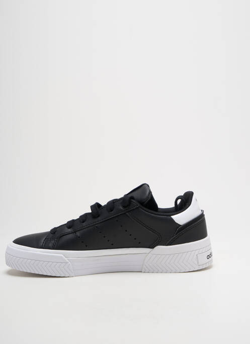 Adidași vârf rotund toc plat până la 3 cm negru ADIDAS femme