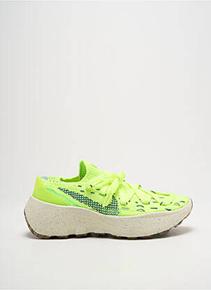 Adidași vârf rotund toc de 4 la 6 cm galben NIKE femeie