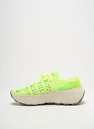 Adidași vârf rotund toc de 4 la 6 cm galben NIKE femeie