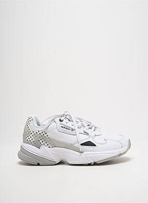 Adidași vârf rotund toc de 4 la 6 cm alb ADIDAS femeie
