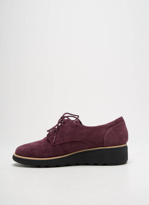 Derby-uri violet CLARKS femeie