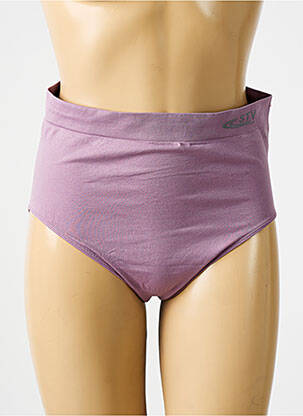 Chilot cu talie înaltă microfibre violet STV femeie