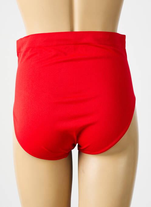 Chilot cu talie înaltă microfibre roșu STV femme