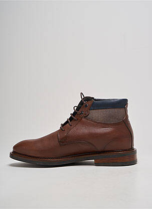 Botine/ghete material neted chiquet maro LE FORMIER bărbat
