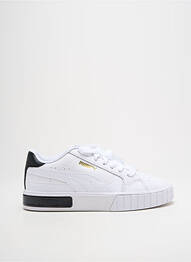 Adidași vârf rotund toc plat până la 3 cm alb PUMA femme