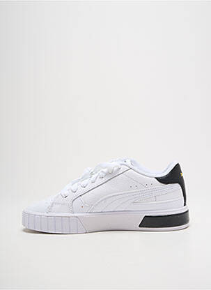 Adidași vârf rotund toc plat până la 3 cm alb PUMA femeie