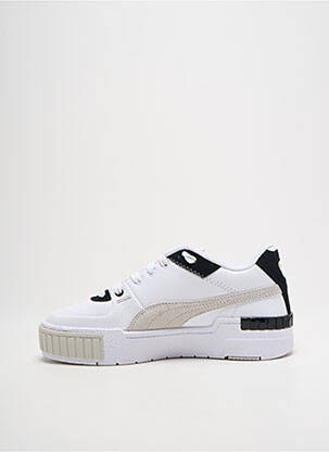 Adidași vârf rotund toc plat până la 3 cm alb PUMA femeie