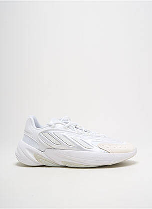 Adidași țesătură satinată toc de 4 la 6 cm alb ADIDAS femeie
