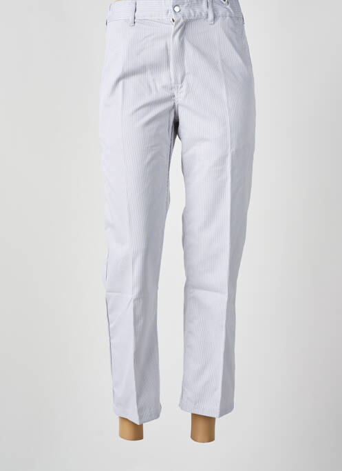 Pantalon 7/8 țesătură poplin mărime normală gri ROBUR femme