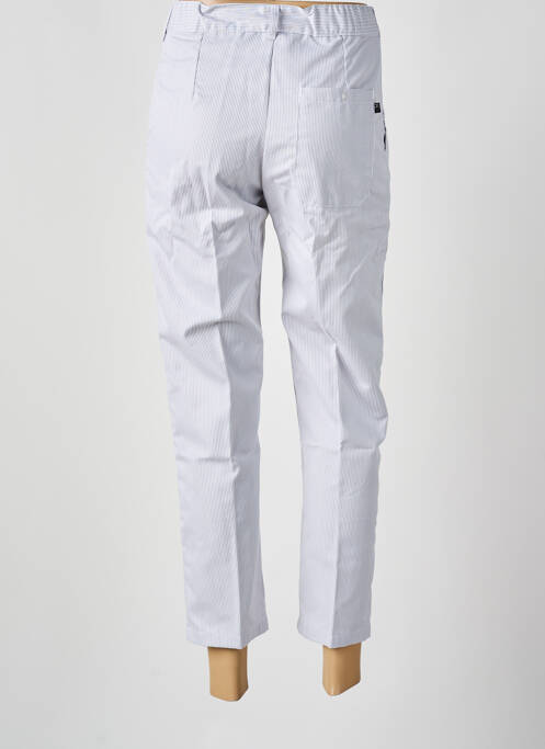 Pantalon 7/8 țesătură poplin mărime normală gri ROBUR femme