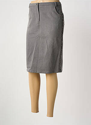 Fustă midi gri MERI & ESCA femeie