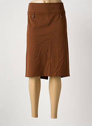 Fustă midi maro PAUSE CAFE femeie