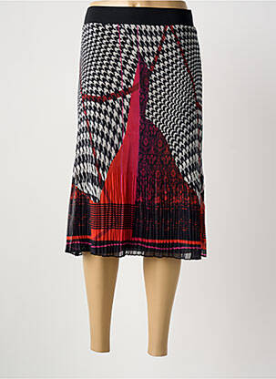 Fustă midi negru IMPULSION femeie