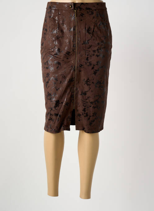 Fustă midi maro GREGORY PAT femeie