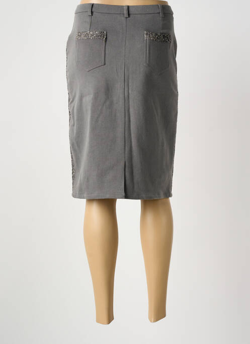 Fustă midi gri MERI & ESCA femeie