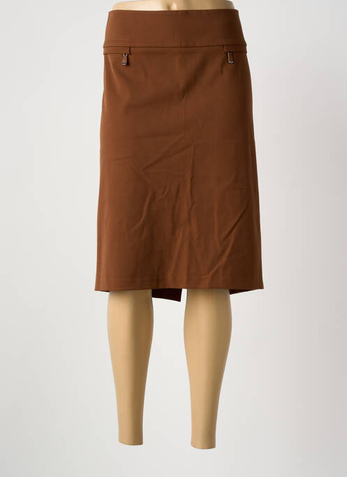 Fustă midi maro PAUSE CAFE femeie